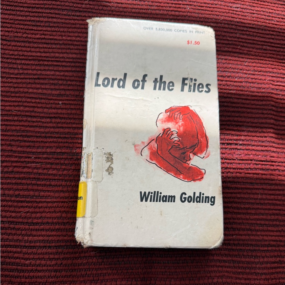 Lord of the Flies Book by William Golding hard cover vintage